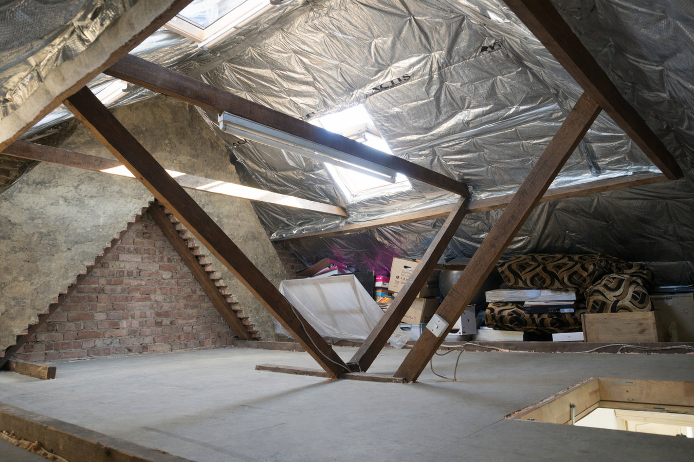 Attic insulation